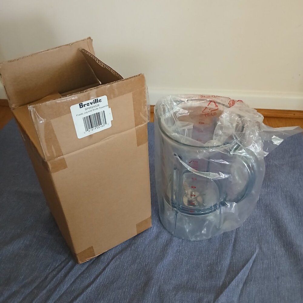 Breville SP0026497 Plastic Jug Blender + Blade BBL620/10V replacement part New